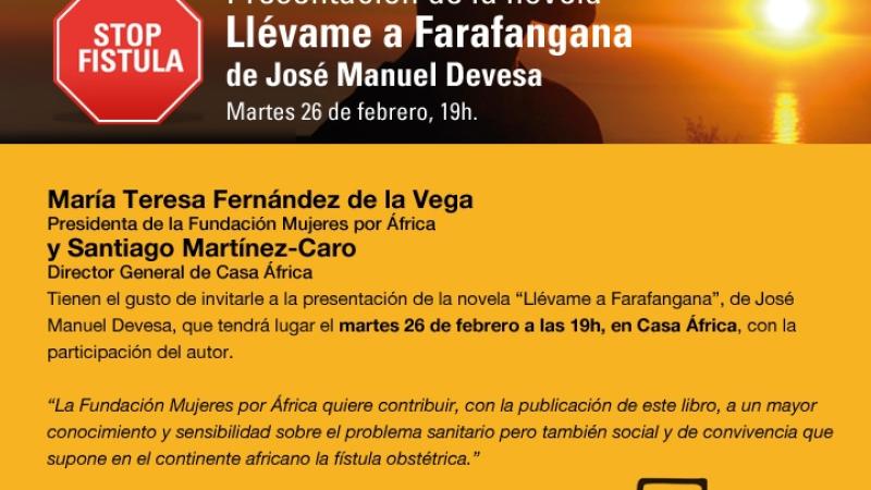 27. Invitación al acto de presentación del libro Llévame a Faranfanfana