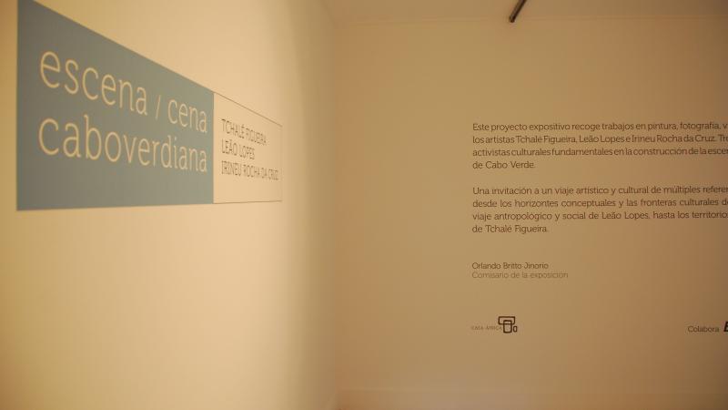 1. Imagen de la exposición Escena Caboverdiana en Casa África
