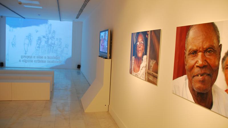 4. Imagen de la exposición Escena Caboverdiana en Casa África
