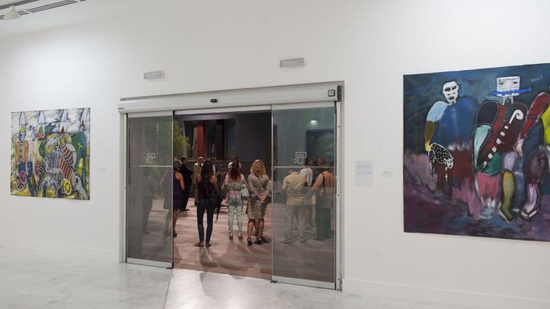 7. Imagen de la exposición Escena Caboverdiana en Casa África