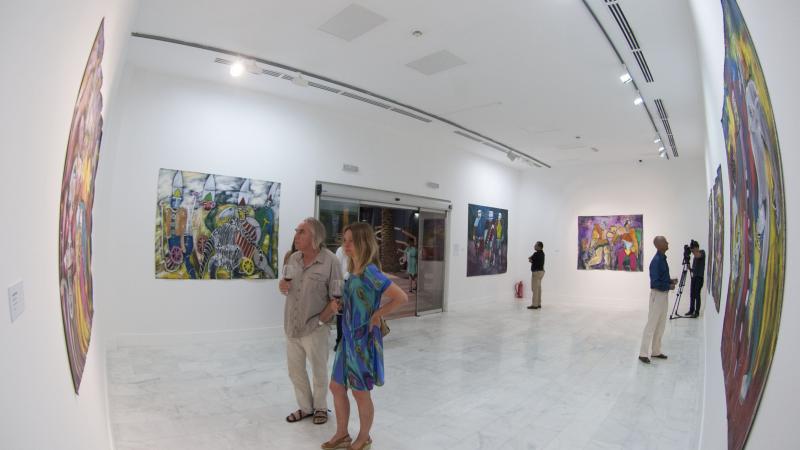 8. Imagen de la exposición Escena Caboverdiana en Casa África