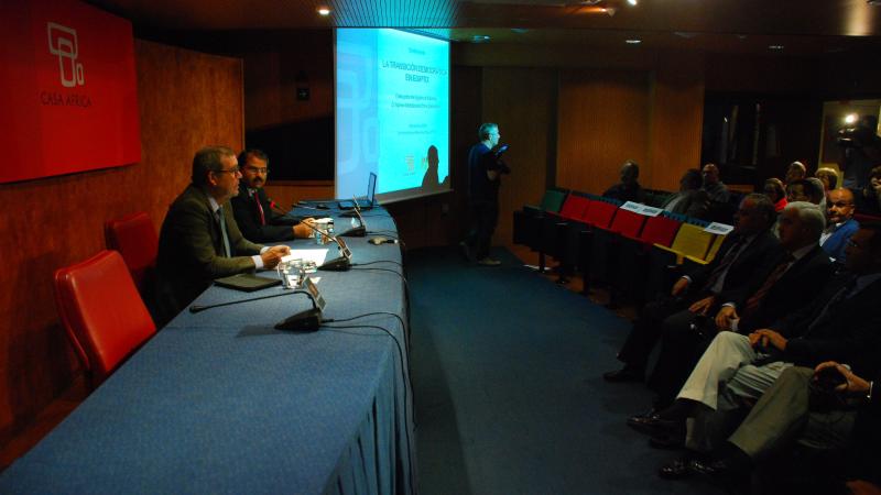 4. Conferencia del Sr. D. Ayman Abdulsamie Omar Zaineldine, La transición democrática en Egipto
