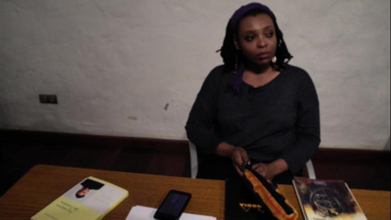 8. Participación de Leonora Miano en el programa Letras Africanas en el Festival de Teatro Tres Continentes