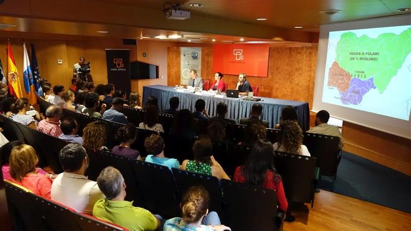 5. Imagen del acto África es Noticia: Nigeria celebrado en Casa África