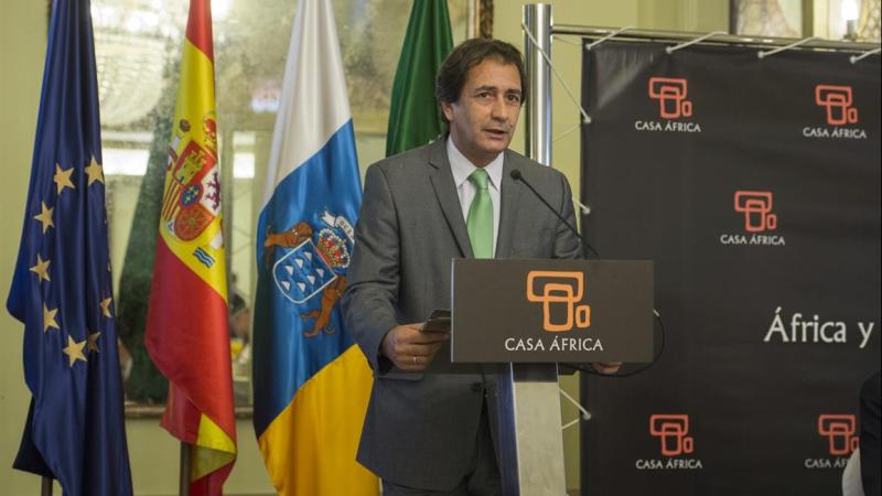5. Presentación del acto por Luis Padrón, Director General de Casa África