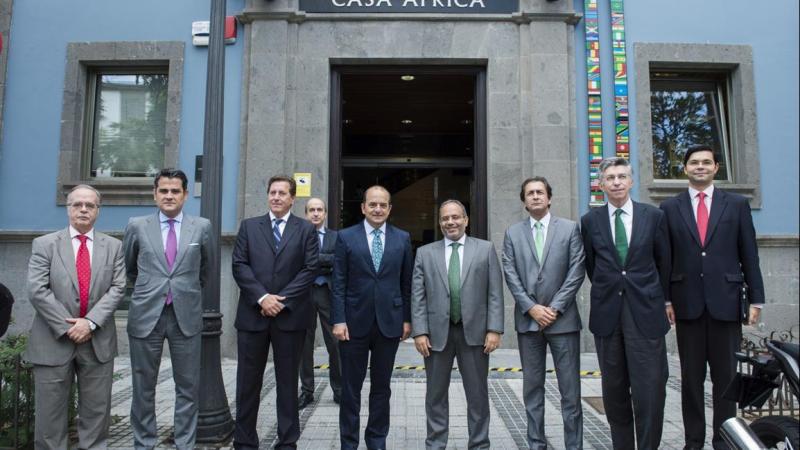 13. Visita institucional a Casa África con motivo de la conferencia impartida por Carlos Lopes, Secretario Ejecutivo de la Comisión para África de Naciones Unidas (UNECA)