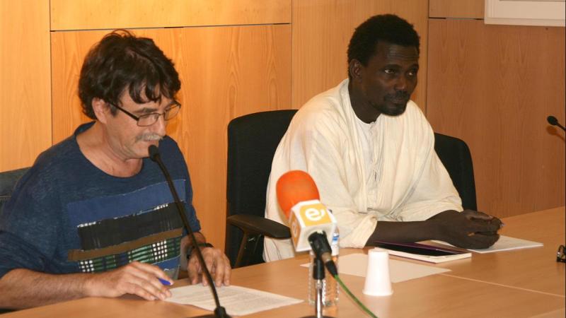 4. Imagen de la participación de Ismael Diadé - responsable de la conservación del Fondo Kati, Mali-
