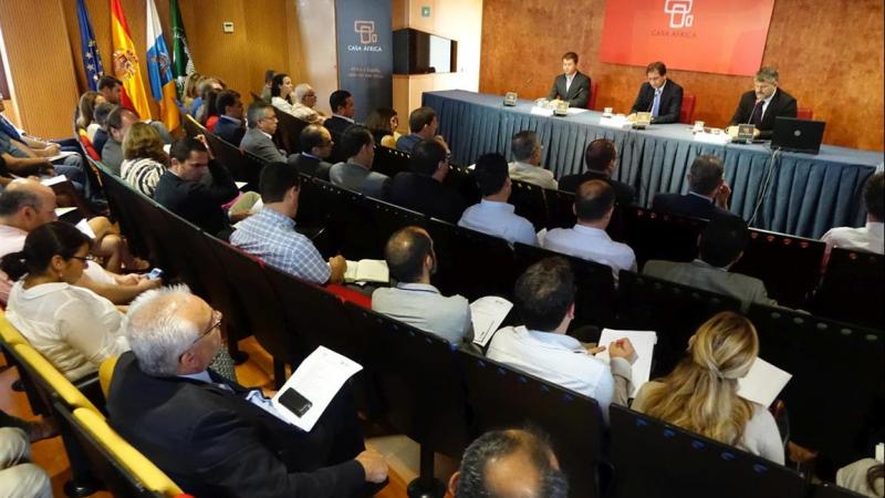 2. Imagen de la conferencia informativa Cómo ser proveedor del PMA en Casa África, 2014