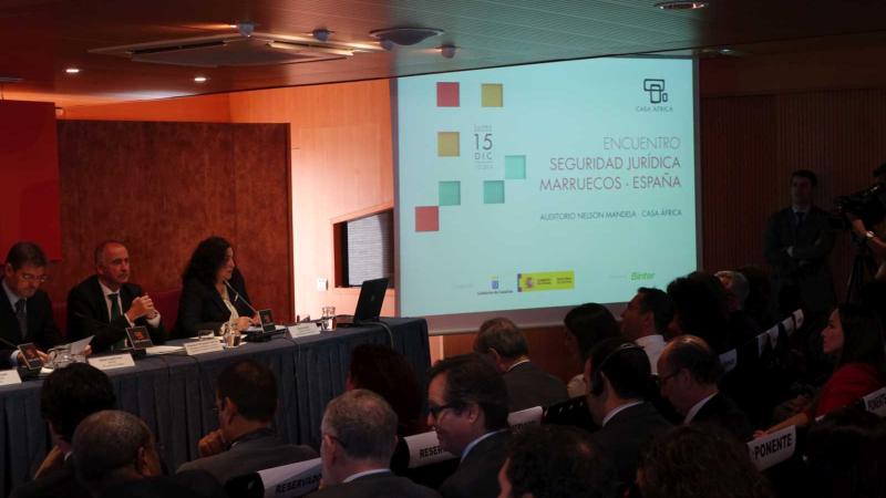 7. Imagen del Seminario Seguridad Jurídica España-Marruecos, en Casa África