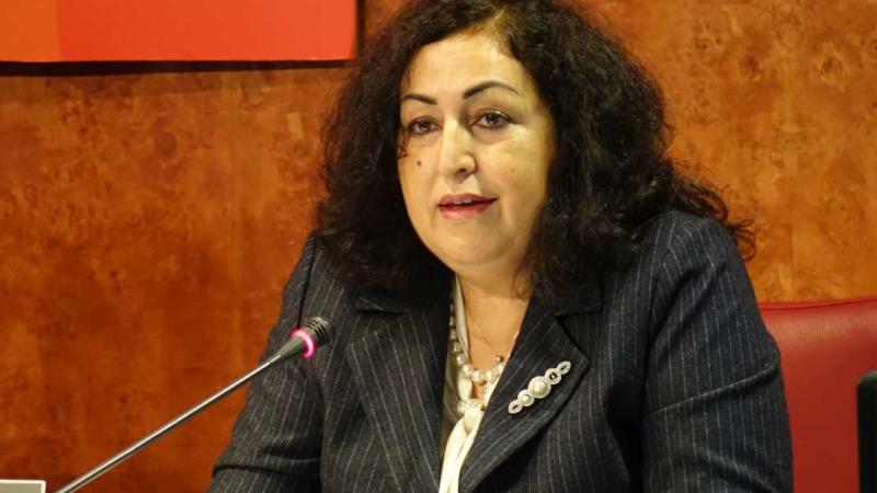 10. Imagen de Naziha Harrak -Presidenta de Sala de la Corte Suprema del Reino de Marruecos- en el Seminario Seguridad Jurídica España-Marruecos- en Casa África
