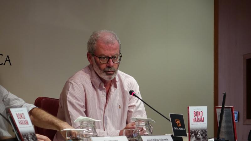 25. Intervención de Jesús Núñez con la ponencia  Boko Haram. El delirio del califato en África occidental, en la Mesa 2: El yihadismo en África. El caso de Nigeria y Boko Haram