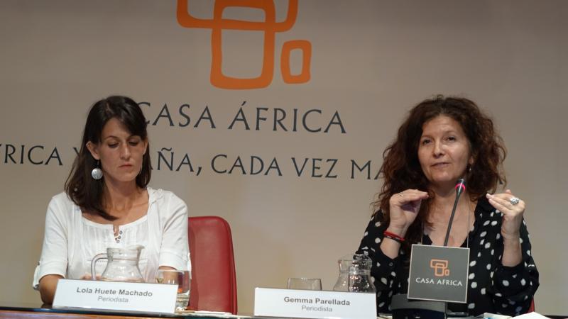 40. Intervención de Lola Huete Machado con la ponencia  La (in)visibilidad de África en los medios en la Mesa 3: África, periodismo y conflictos olvidados
