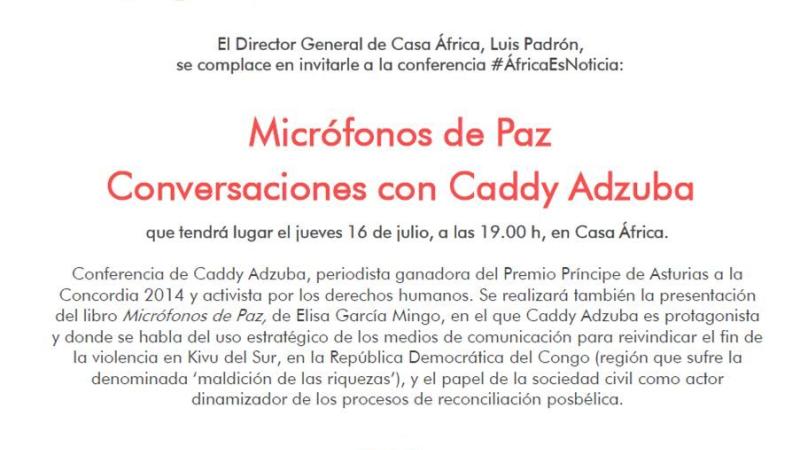 - Invitación del acto