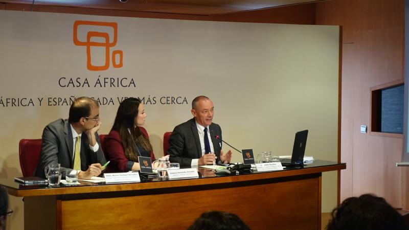 6. Imagen de la intervención de Luis Padilla -Consejero de Cooperación Regional del Centro de Desarrollo de la OCDE-