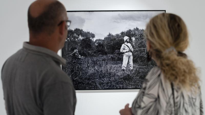 11. Imagen de la inauguración de la exposición Madagascar 1906 en Casa África, 2015