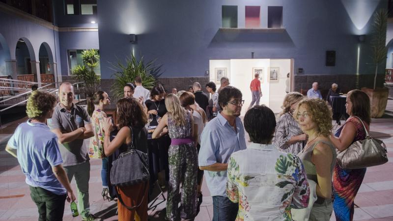 13. Imagen de la inauguración de la exposición Madagascar 1906 en Casa África, 2015