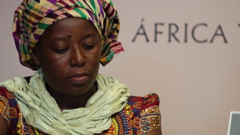 16. Imagen de Vera Magan Jawol, Vicepresidenta del African Youth Panel, panelista del Panel 2: Los retos del desarrollo económico para la juventud africana hoy
