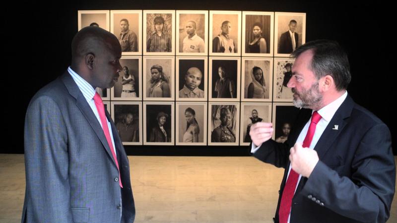 El embajador de Kenia en España, de visita en Casa África