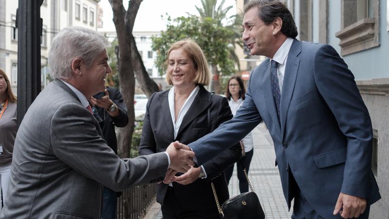 Luis Padrón y Alfonso Dastis
