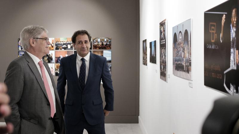 Luis Padrón y Alfonso Dastis