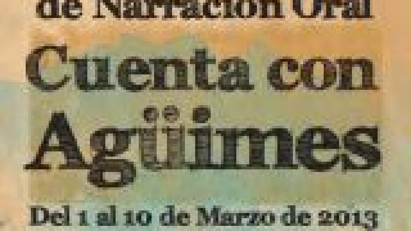 XXIII Edición del Festival de Narración Oral "Cuenta con Agüimes"