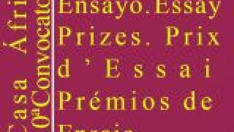 10ª Convocatoria de los Premios de Ensayo Casa África