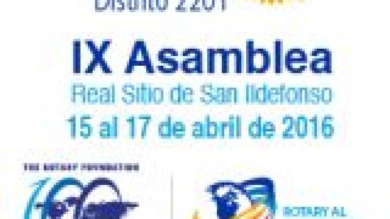 IX Asamblea del Distrito 2201 de Rotary
