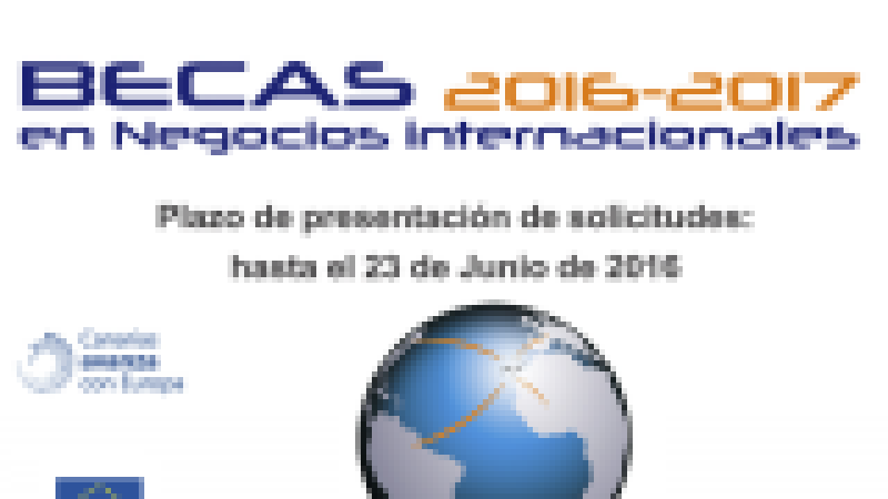 Becas en Negocios Internacionales 2016 -2017