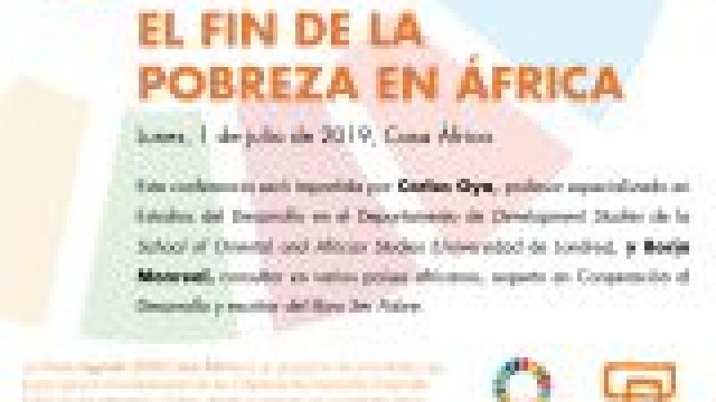 Foros #Agenda2030: La lucha contra la pobreza. ODS en África