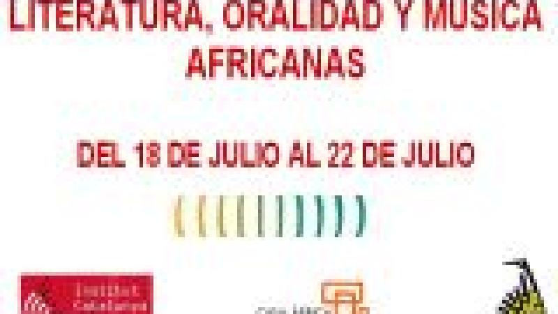 Curso: Literatura, Oralidad y Música africanas