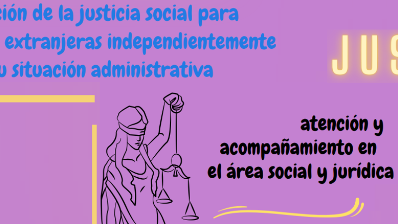 JUSOC: Proyecto de promoción de la justicia social para las mujeres migrantes