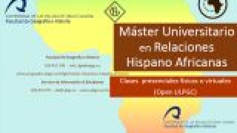 Máster Universitario en Relaciones hispano africanas
