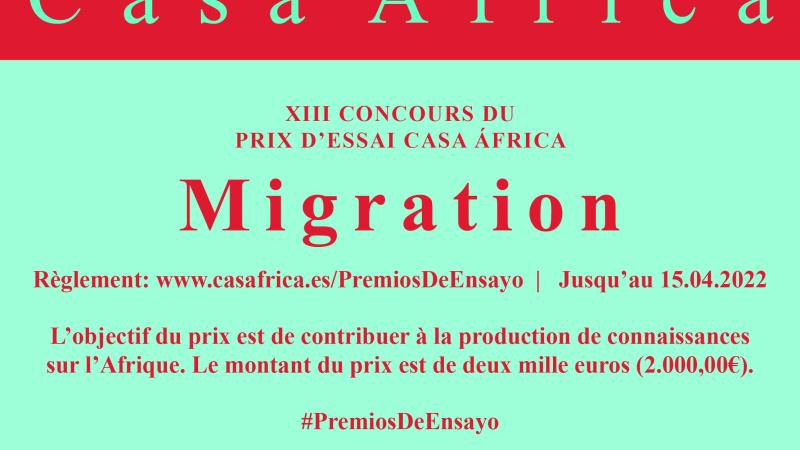 13ª Convocatoria de los Premios de Ensayo Casa África