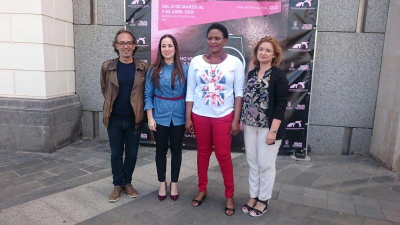 La actriz congoleña Véronique Beya Mputu presenta la película «Félicité» en Las Palmas de Gran Canaria