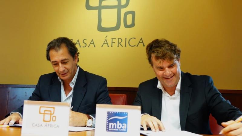 Casa África y la Fundación Canaria MBA firman un convenio de cooperación educativa