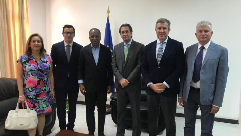 El director general de Casa África acompaña al vicepresidente del Gobierno de Canarias en su visita a Cabo Verde